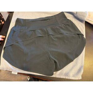 Rrosseyz Womens Charcoal Grey Running Shorts L Lightweight Polyester & Spandex